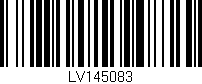 Código de barras (EAN, GTIN, SKU, ISBN): 'LV145083'