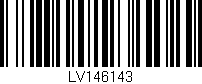 Código de barras (EAN, GTIN, SKU, ISBN): 'LV146143'