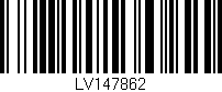Código de barras (EAN, GTIN, SKU, ISBN): 'LV147862'