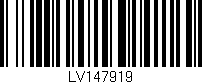 Código de barras (EAN, GTIN, SKU, ISBN): 'LV147919'