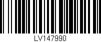 Código de barras (EAN, GTIN, SKU, ISBN): 'LV147990'