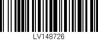 Código de barras (EAN, GTIN, SKU, ISBN): 'LV148726'