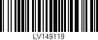 Código de barras (EAN, GTIN, SKU, ISBN): 'LV149119'