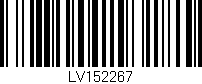 Código de barras (EAN, GTIN, SKU, ISBN): 'LV152267'