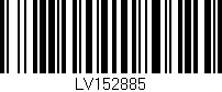 Código de barras (EAN, GTIN, SKU, ISBN): 'LV152885'