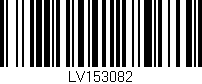 Código de barras (EAN, GTIN, SKU, ISBN): 'LV153082'