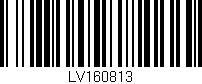 Código de barras (EAN, GTIN, SKU, ISBN): 'LV160813'