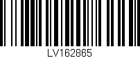 Código de barras (EAN, GTIN, SKU, ISBN): 'LV162865'