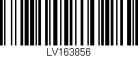 Código de barras (EAN, GTIN, SKU, ISBN): 'LV163856'