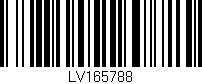 Código de barras (EAN, GTIN, SKU, ISBN): 'LV165788'