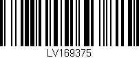 Código de barras (EAN, GTIN, SKU, ISBN): 'LV169375'