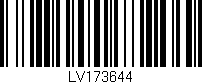 Código de barras (EAN, GTIN, SKU, ISBN): 'LV173644'