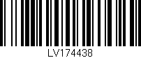 Código de barras (EAN, GTIN, SKU, ISBN): 'LV174438'
