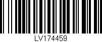Código de barras (EAN, GTIN, SKU, ISBN): 'LV174459'