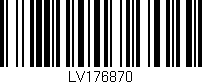 Código de barras (EAN, GTIN, SKU, ISBN): 'LV176870'