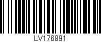 Código de barras (EAN, GTIN, SKU, ISBN): 'LV176891'