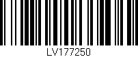 Código de barras (EAN, GTIN, SKU, ISBN): 'LV177250'