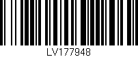 Código de barras (EAN, GTIN, SKU, ISBN): 'LV177948'