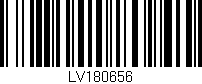 Código de barras (EAN, GTIN, SKU, ISBN): 'LV180656'
