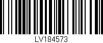 Código de barras (EAN, GTIN, SKU, ISBN): 'LV184573'