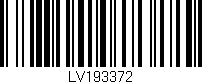 Código de barras (EAN, GTIN, SKU, ISBN): 'LV193372'