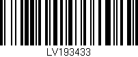 Código de barras (EAN, GTIN, SKU, ISBN): 'LV193433'