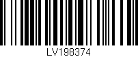 Código de barras (EAN, GTIN, SKU, ISBN): 'LV198374'
