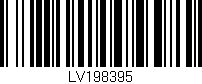 Código de barras (EAN, GTIN, SKU, ISBN): 'LV198395'