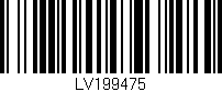 Código de barras (EAN, GTIN, SKU, ISBN): 'LV199475'