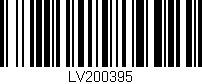 Código de barras (EAN, GTIN, SKU, ISBN): 'LV200395'
