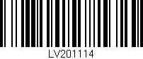 Código de barras (EAN, GTIN, SKU, ISBN): 'LV201114'