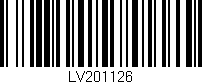 Código de barras (EAN, GTIN, SKU, ISBN): 'LV201126'