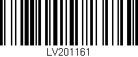 Código de barras (EAN, GTIN, SKU, ISBN): 'LV201161'