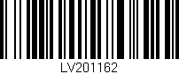 Código de barras (EAN, GTIN, SKU, ISBN): 'LV201162'