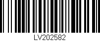 Código de barras (EAN, GTIN, SKU, ISBN): 'LV202582'