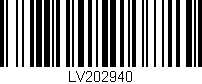Código de barras (EAN, GTIN, SKU, ISBN): 'LV202940'
