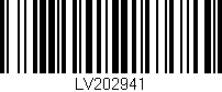 Código de barras (EAN, GTIN, SKU, ISBN): 'LV202941'