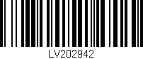 Código de barras (EAN, GTIN, SKU, ISBN): 'LV202942'