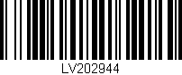 Código de barras (EAN, GTIN, SKU, ISBN): 'LV202944'