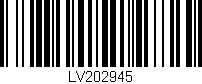 Código de barras (EAN, GTIN, SKU, ISBN): 'LV202945'
