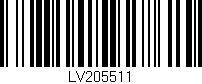 Código de barras (EAN, GTIN, SKU, ISBN): 'LV205511'