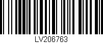 Código de barras (EAN, GTIN, SKU, ISBN): 'LV206763'
