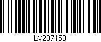 Código de barras (EAN, GTIN, SKU, ISBN): 'LV207150'