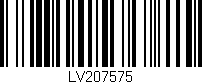 Código de barras (EAN, GTIN, SKU, ISBN): 'LV207575'