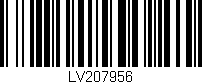 Código de barras (EAN, GTIN, SKU, ISBN): 'LV207956'