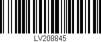 Código de barras (EAN, GTIN, SKU, ISBN): 'LV208845'