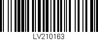 Código de barras (EAN, GTIN, SKU, ISBN): 'LV210163'