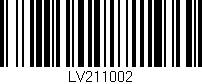 Código de barras (EAN, GTIN, SKU, ISBN): 'LV211002'