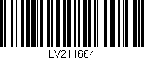 Código de barras (EAN, GTIN, SKU, ISBN): 'LV211664'