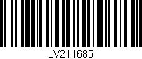 Código de barras (EAN, GTIN, SKU, ISBN): 'LV211685'